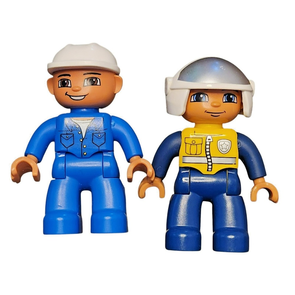 Lego Duplo Figures  - Police - Construction‎ Worker